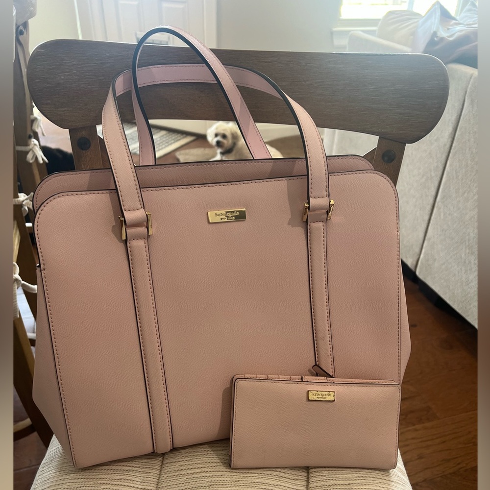 Pink Kate Spade Purse and Wallet